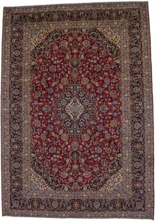 Vintage Traditional Design Handmade 10x14 Persian Rug Oriental Home Décor Carpet