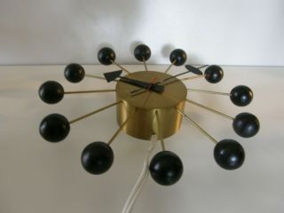 50’s - 60’s Howard Miller Mid Century Mod.  Ball Clock