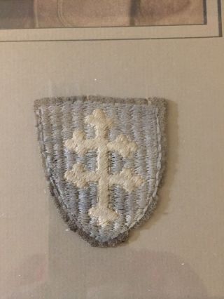 WW1 Photo Of Soldier And 79th Regiment patch 3