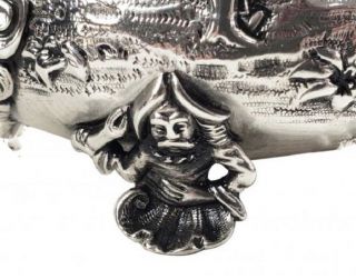 Rare Elkington Solid Silver 19th Century Victorian Tea Pot Terniers London 1883 3