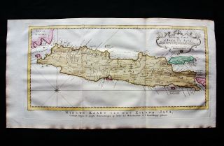 1747 Bellin & Schley - Rare Map Of East Indies,  Java Island,  Indonesia,  Jakarta