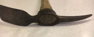 1944 WWII U.  S.  Army Military Pick Axe Trenching Tool Diamond Calk - Orig Paint - 11