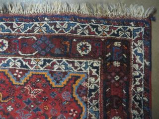 6 ' X 9 ' Antique Hand Made Persian Shiraz Wool Veg Dyes Rug Birds M700 8