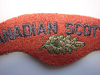 Canada Military Cloth Shoulder Title Badge The Canadian Scottish Regiment 2