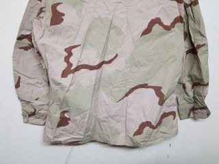 RARE 1999 Vintage US Army Desert Camo BDU Jacket Shirt,  Patch Military Clothes 8