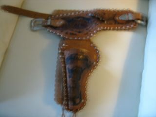 toy cap guns hubley cowboy 2 gun set with holster 8