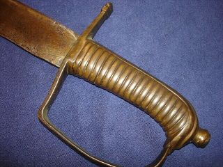 Revolutionary War Period French Model 1767 Grenadier Hanger Sword