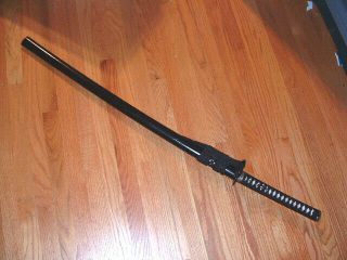 K606 Japanese Samurai Sword: Gendaito Kiyotoshi Katana In Koshirae 78.  6 Cm