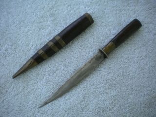 Tuareg Dagger Knife North Africa Sahara engraved 2