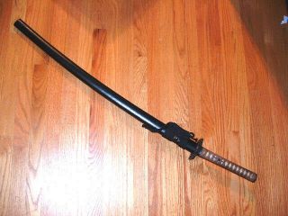 Sa757 Japanese Samurai Sword: Mumei Katana In Koshirae 65.  2 Cm