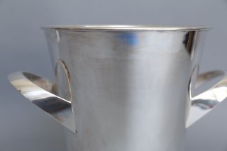 English Art Deco Silver Wine Cooler / Ice Bucket,  Circa 1930 6