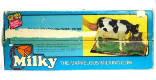 Vintage 1977 Kenner Milky the Marvelous Milking Dairy Farm Cow w/2nd Issue Box 10