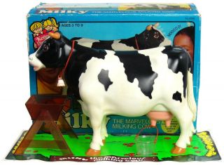 Vintage 1977 Kenner Milky the Marvelous Milking Dairy Farm Cow w/2nd Issue Box 2