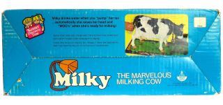 Vintage 1977 Kenner Milky the Marvelous Milking Dairy Farm Cow w/2nd Issue Box 9