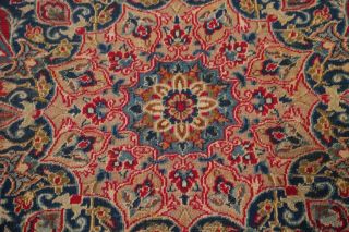 VINTAGE Traditional Persian Oriental AREA Rug Floral Hand - Knotted RED Wool 10x13 9