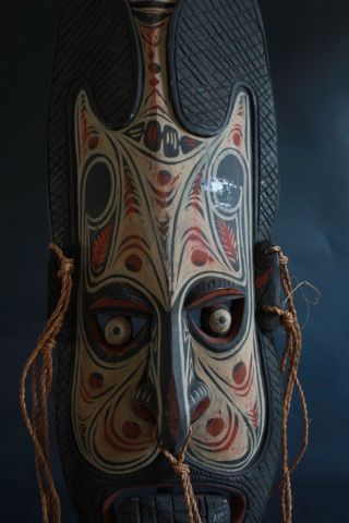 Spirit Mask With Crocodile - Iatmul - Middle Sepik - Papua
