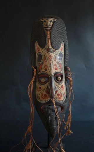 Spirit mask with crocodile - Iatmul - Middle Sepik - Papua 3