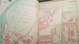 Vintage Philadelphia Atlas.  Wards 23rd & 41st G.  W.  Bromley & Co.  Disston area 5