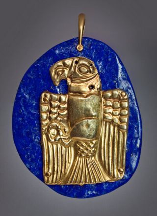 Ancient Graeco - Scythian Gold Eagle Pendant