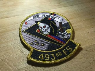 1995? US AIR FORCE PATCH - 493 FS Fighter Squadron 