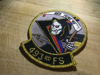 1995? US AIR FORCE PATCH - 493 FS Fighter Squadron 