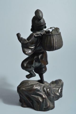 T2782: Japan XF Copper Ebisu STATUE sculpture Ornament object art work Figurines 8