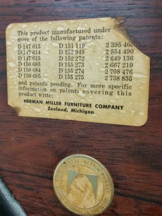 Vintage Charles Eames Herman Miller Lounge Chair Ottoman 670 671 4