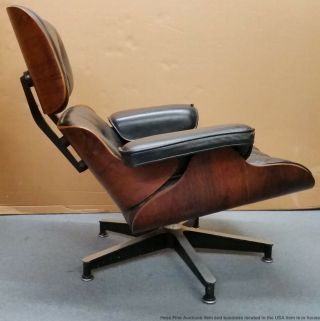 Vintage Charles Eames Herman Miller Lounge Chair Ottoman 670 671 5