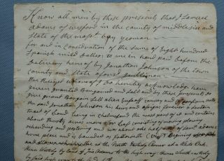 18th C document 1781 Westford Samuel Adams Thomas Solemn league Jonathan Johnson 2