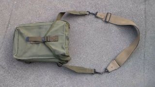 Old Ww2 Era Us Army Airborne Paratrooper Bag Extra Ammunition & Ammo Box