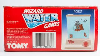 Vintage Tomy Water Games Robot 7015 Rare 80 ' s toy 7