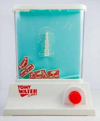 Vintage Tomy Water Games Robot 7015 Rare 80 ' s toy 8