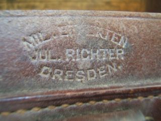 ww2 wwii german field medic red cross front medical leather pouch dresden old 10