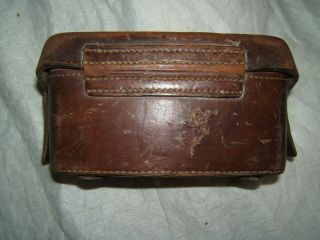 Ww2 Wwii German Field Medic Red Cross Front Medical Leather Pouch Dresden Old