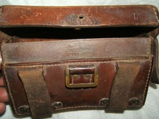 ww2 wwii german field medic red cross front medical leather pouch dresden old 7