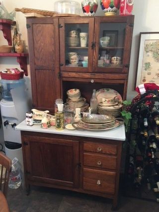 Hoosier Kitchen Cabinet Brand Is Sellers From Elwood,  Indiana.