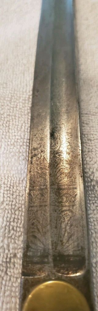 WWII GERMAN OFFICERS SWORD WITH NO SCABBARD WKC MAKER MARK 11