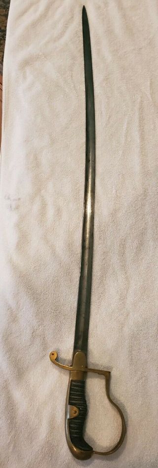 WWII GERMAN OFFICERS SWORD WITH NO SCABBARD WKC MAKER MARK 2