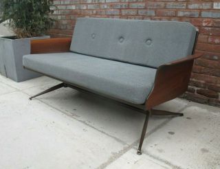 VIKO BAUMRITTER MID CENTURY MODERN LOVESEAT vintage atomic sofa herman miller 12