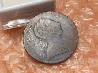 1771 Revolutionary War Era George Iii Colonial Halfpenny Cc