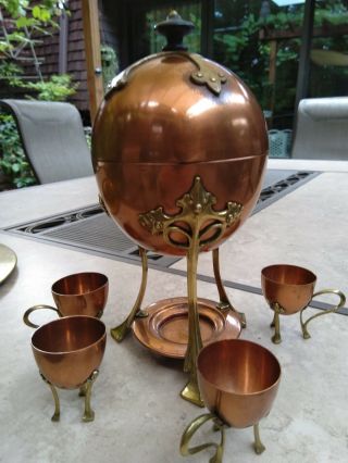 Wmf Art Nouveau Metal Egg Coddler