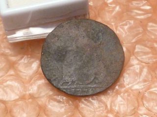 1775 Revolutionary War Era George Iii Colonial Halfpenny Cc