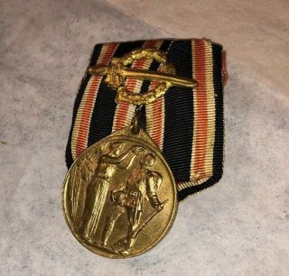 Rare 1914 German Wwi Furg Dagerland Honor Medal Pin Vintage Military