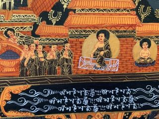 Rare MasterPiece Handpainted Tibetan Full Buddha Life thangka Painting Chinese 1 11