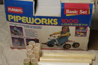 Vintage Playskool Pipe 1986 Basic Set 1000 Only Missing 1 Piece 4