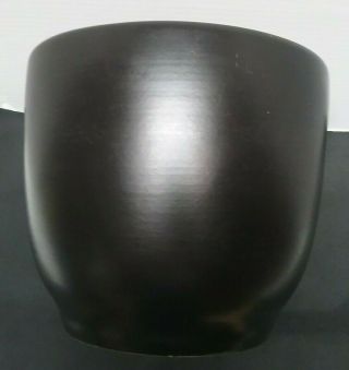 VINTAGE MATTE BLACK GAINEY CERAMICS 11 