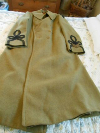Wwi Us Army Overcoat - Military District Of Paris