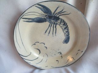 Early Rare & Dedham Pottery Arts & Crafts Eight Legged Lobstah: