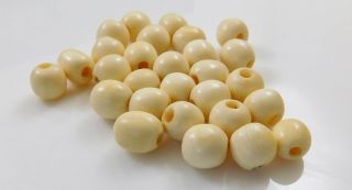 Antique Hand Carved Chinese Bone Beads Loose 3