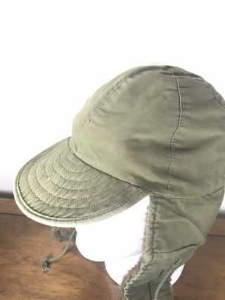 Korean War US Army M1951 Pile Cap Winter Dated 1953 Sz.  7 1/4 6